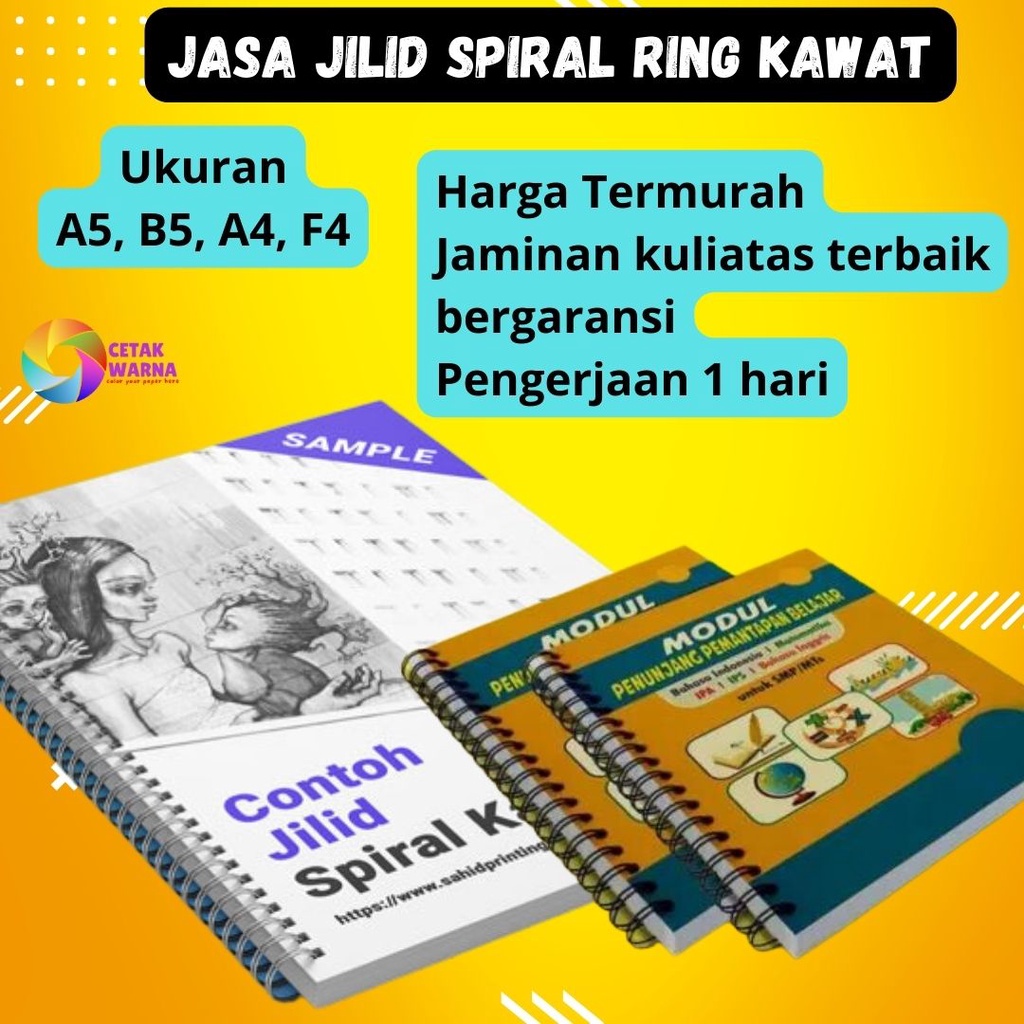 

Jilid Spiral Kawat