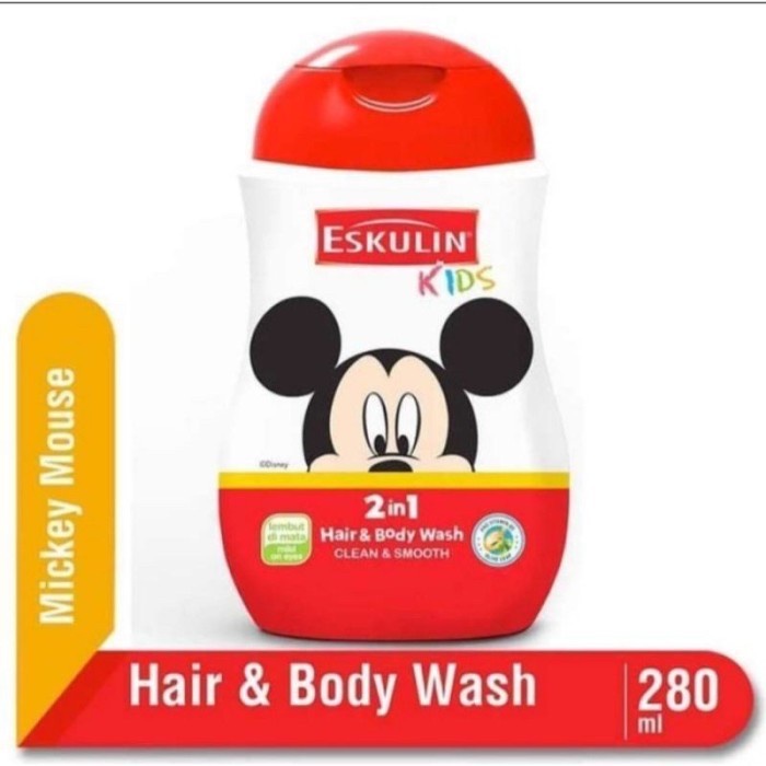 ESKULIN Kids Hair and Body Wash 2 in 1 Shampoo &amp; Sabun Anak