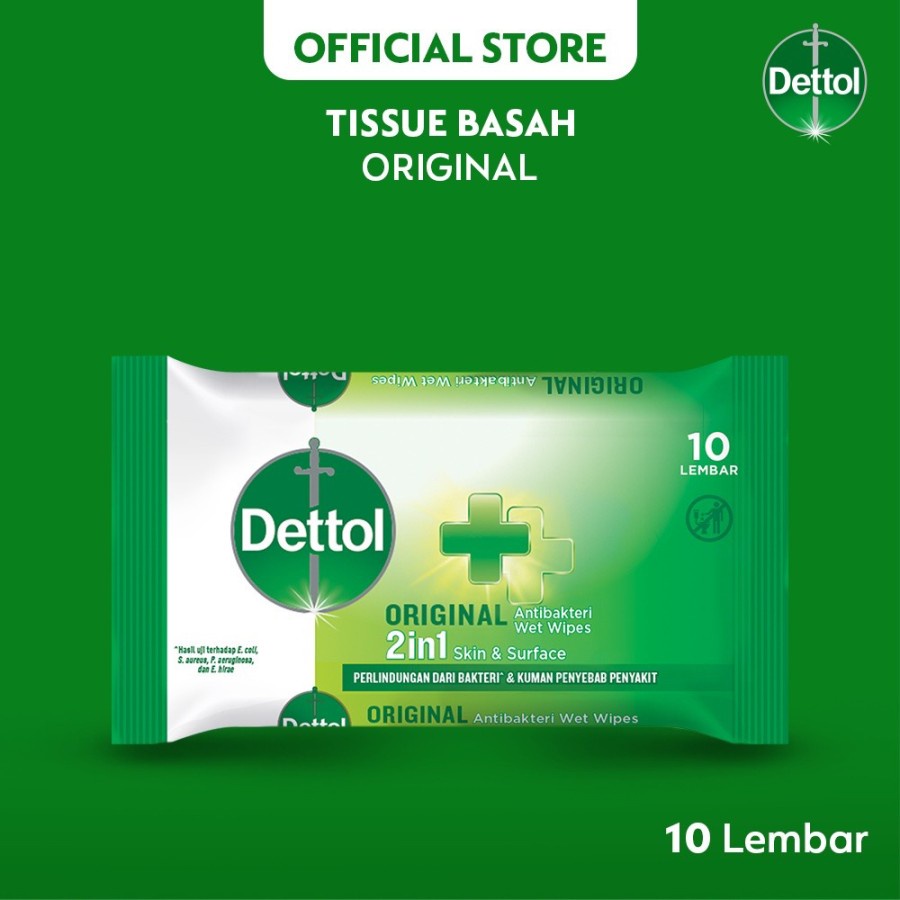 DETTOL Wipes Tissue Basah Antiseptik