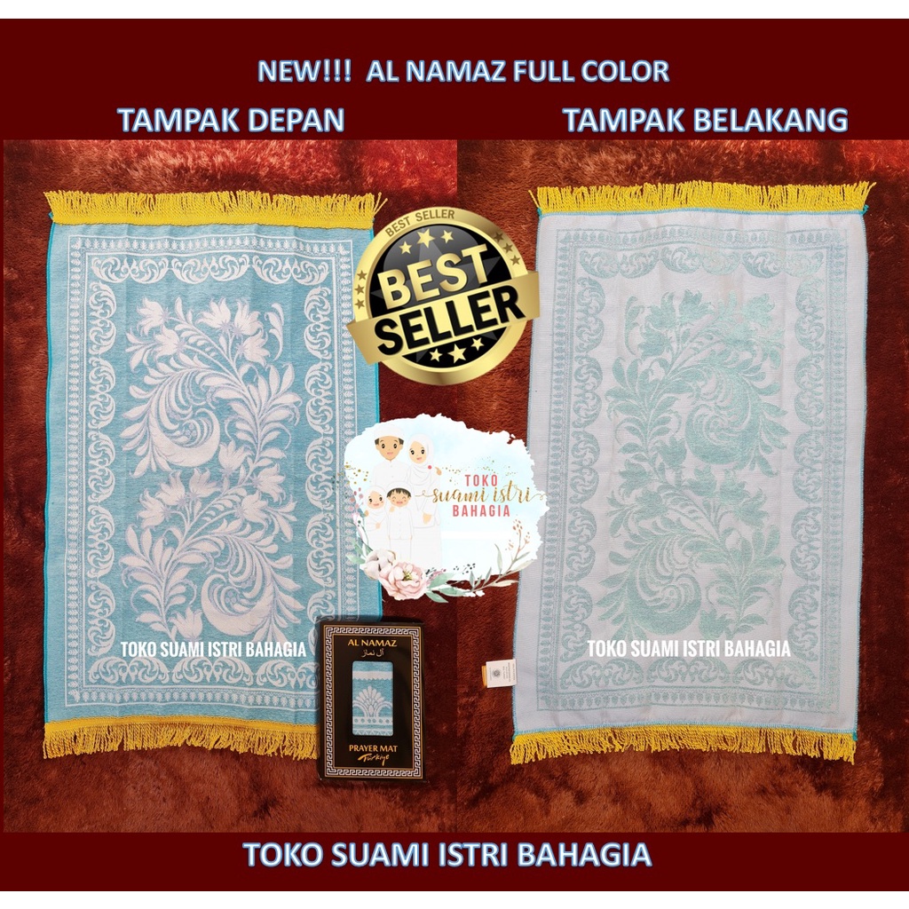 Sajadah Alnamaz Al Namaz Box Turki 70 x 110 Premium Hadiah Turki Murah Seserahan Couple  Hampers