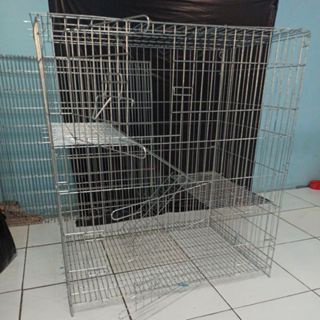 kandang kucing P60 L40 T100cm 2 tingkat