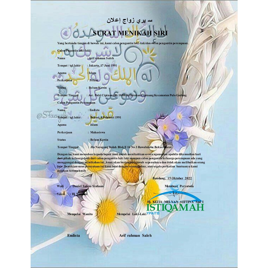 

New Exsekutiv Menikah