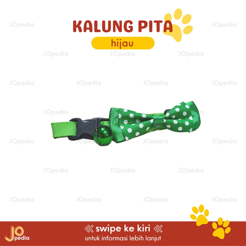 KALUNG PITA Kucing Anjing Kelinci Kalung Lonceng Dog Cat Collar Bell