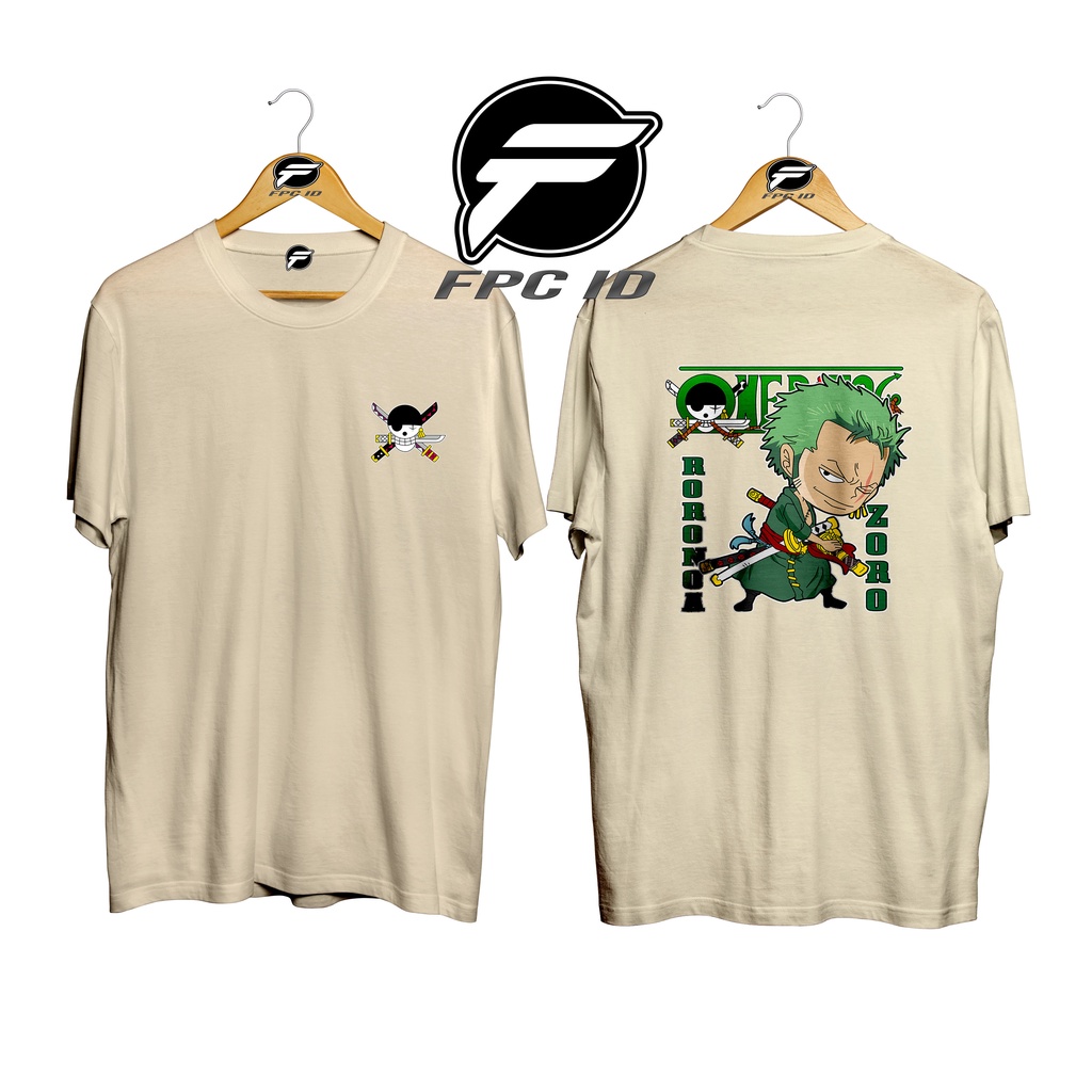 Kaos Anime One Piece Roronoa Zoro Kids Cotton Combed 30s Pakaian Jumbo Pilihan Favorit Fpc Id