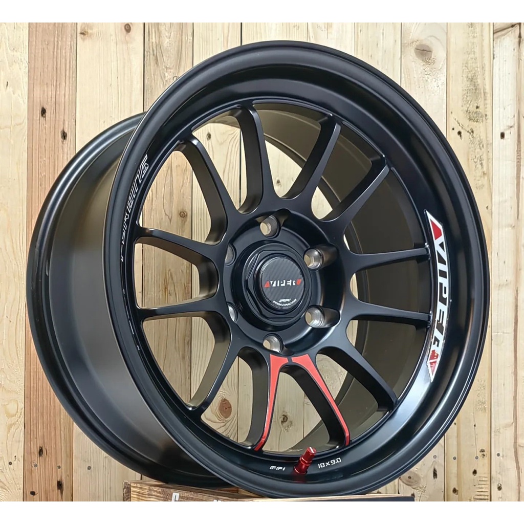 velg racing pajero VIPER FF1 RING 18 PCD 6x139 LEBAR  9 velg mobil fortuner limited