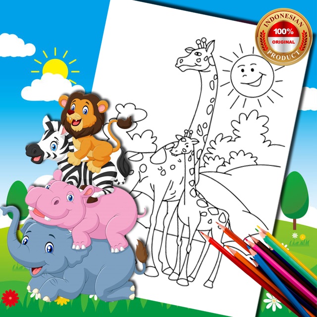 

Gambar Sketsa Mewarnai ~ HEWAN PART 2 / Seketsa Lukis / Drawing Sketch / Menggambar A4 (Bukan Buku) ANAK TK PAUD