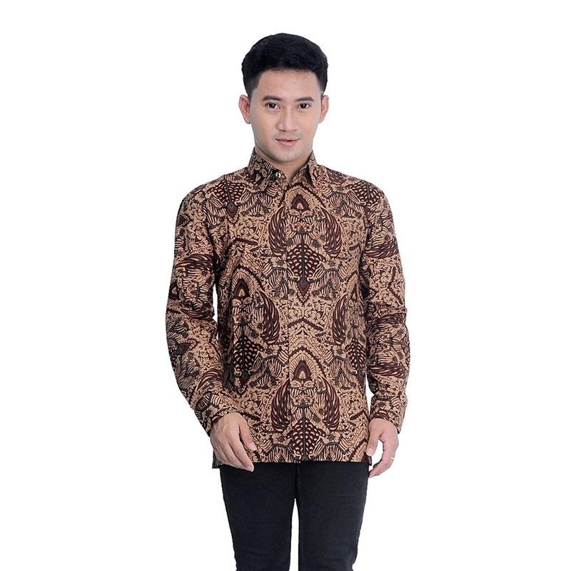 BEST SELLER MOTIF !!! Kemeja Batik Pria Lengan Panjang Size M L XL XXL