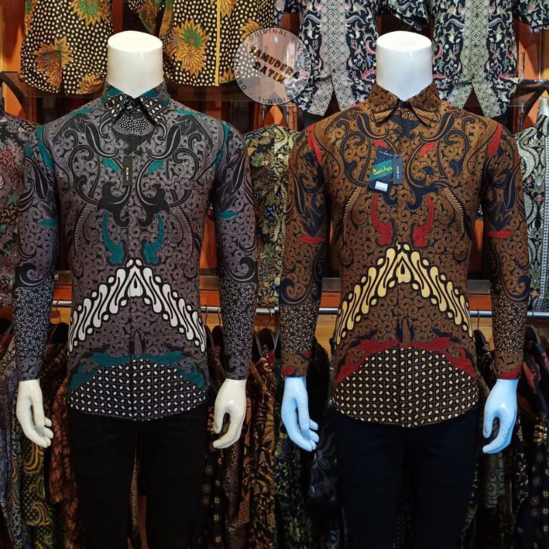 NEW ARRIVAL DISTRO BATIK PRIA BORDIR SOGAN HRB026 BATIKAF NOTOARTO BATIK IPNU-IPPNU HEM PRIA