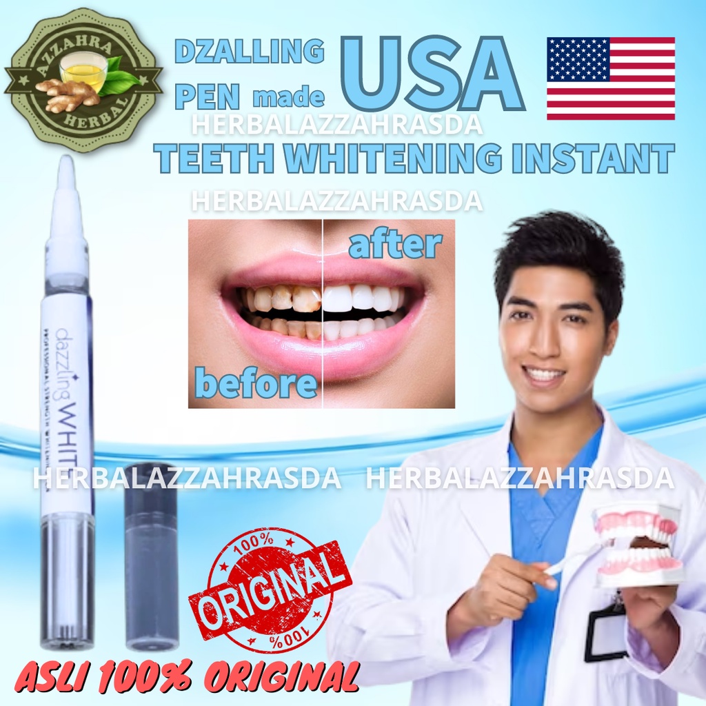 Teeth Whitening Expert Instant made in USA 𝐎𝐑𝐈𝐆𝐈𝐍𝐀𝐋 / Pemutih Gigi Hitam Kerak Karang Gigi / Berlubang Bibir Gusi