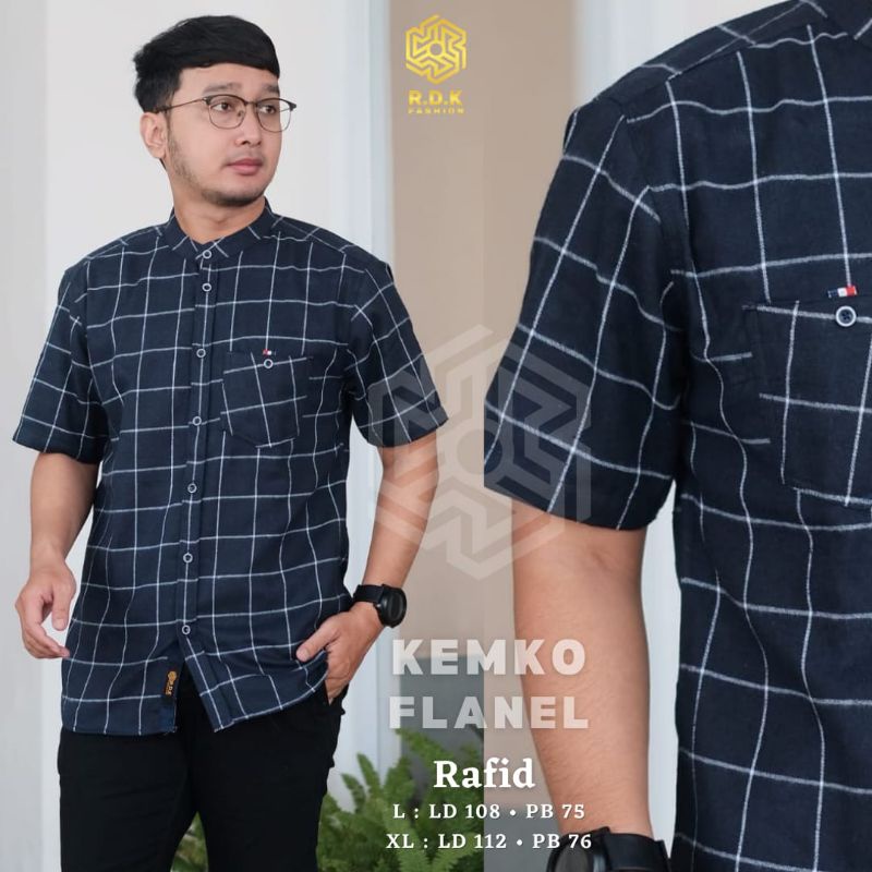 KEMKO FLANEL motif kotak By RDK | Kemeja Koko Pendek terbaru