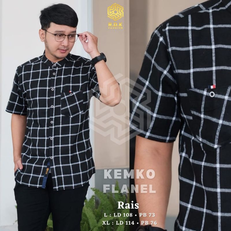 KEMKO FLANEL motif kotak By RDK | Kemeja Koko Pendek terbaru