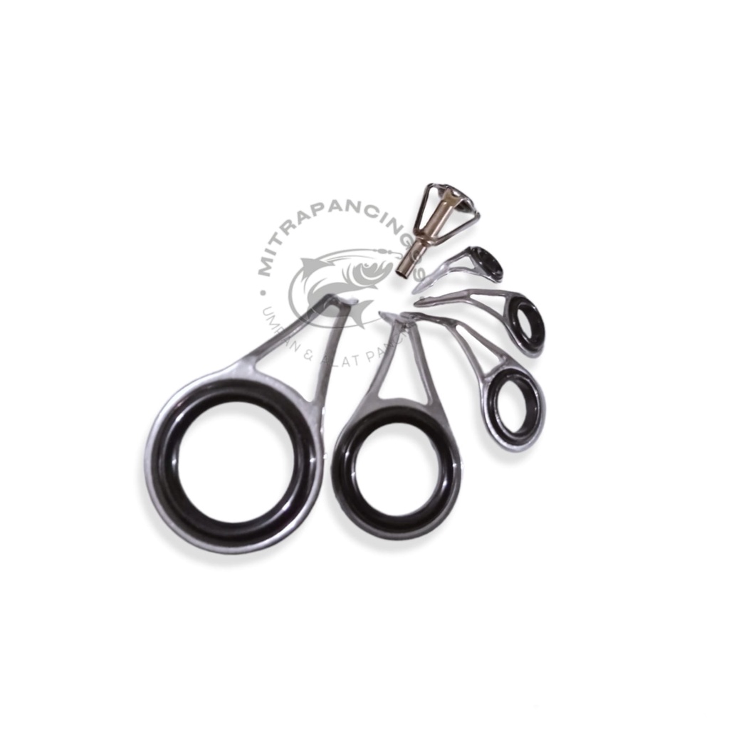 1 Set Ring Guide / Mamarit Oseg Set Joran - Ring Kolongan Joran Pancing (isi 6)