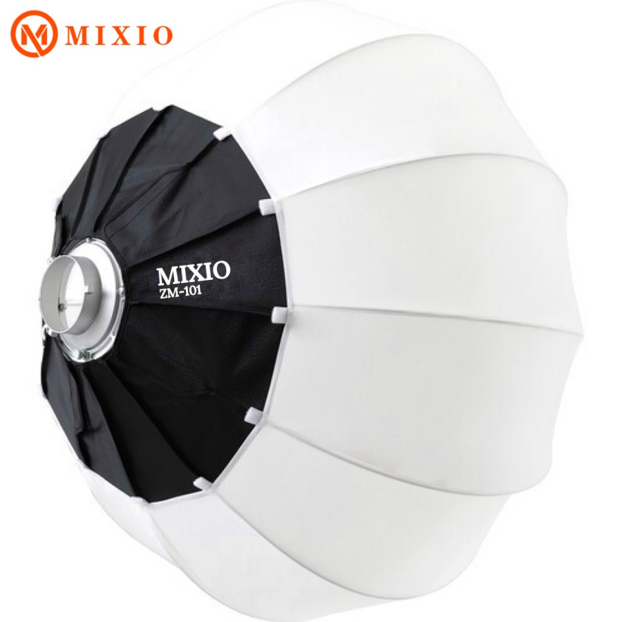 MIXIO - ZM-101 Lantern Softbox (25.5&quot;) with Lampu Video Light LED