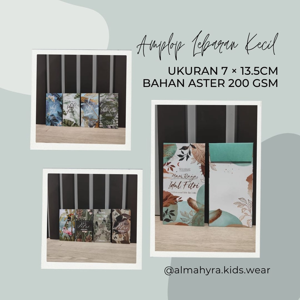 

AMPLOP LEBARAN KECIL - Amplop Idul Fitri Isi 12 Pcs Dengan 4 DESAIN