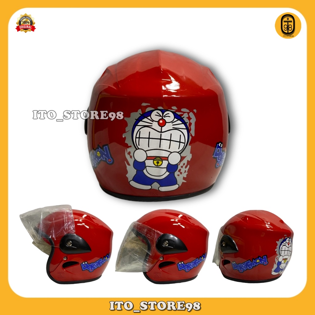 Helm Sepeda Motor Half Face Anak Umur 2 3 4 5 Tahun Laki Perempuan Standar Sni / Helem Balita Tk Sd 