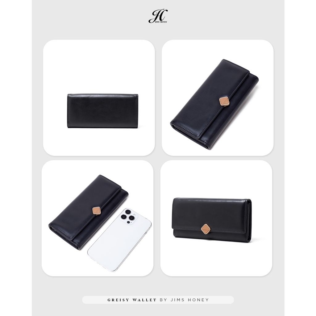 JIMS HONEY DOMPET PANJANG GREISY WALLET (FREE EXCLUSIVE BOX)