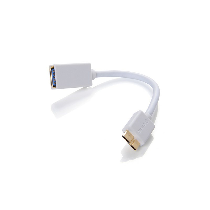 Kabel ORICO COR3-15 MicroB USB3.0 Male to Female OTG 0.5 Feet Cable