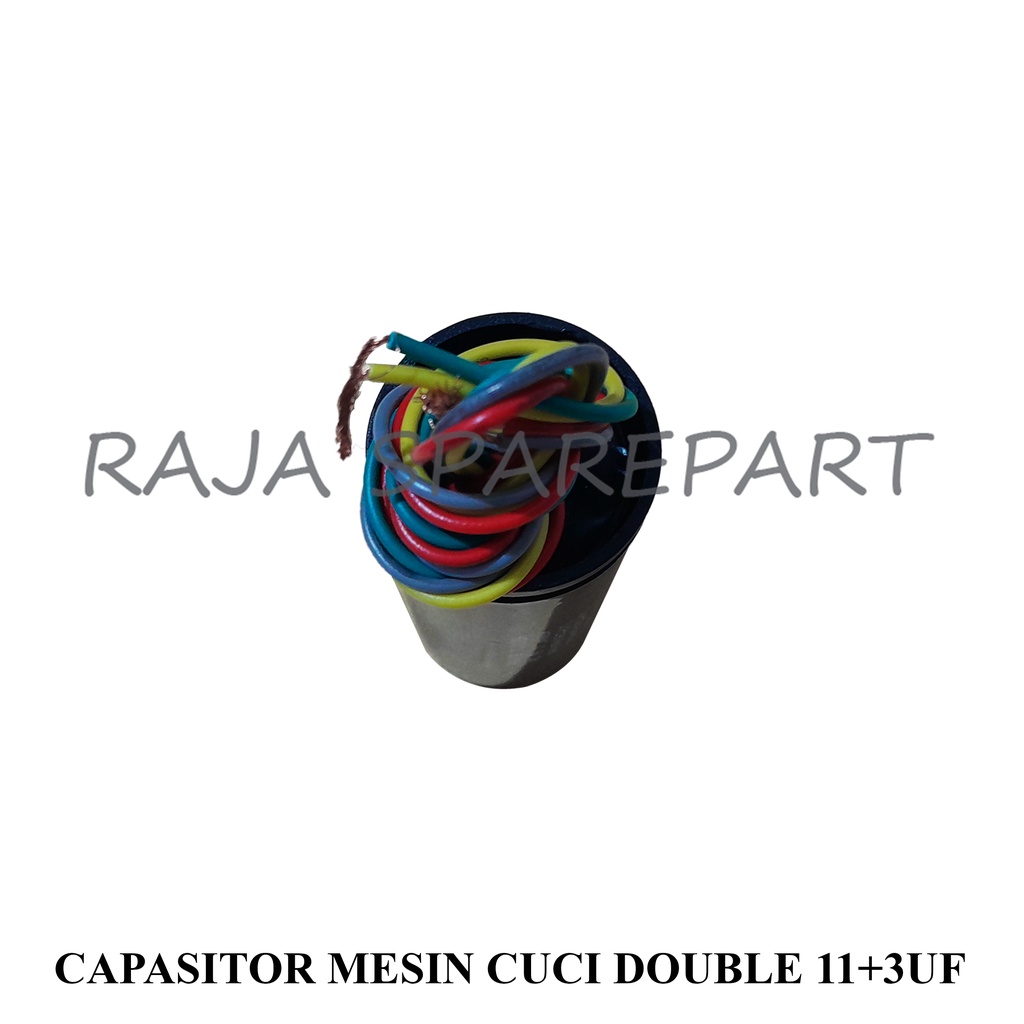 CAPASITOR / KONDENSATOR MESIN CUCI DOUBLE 11+ 3 UF