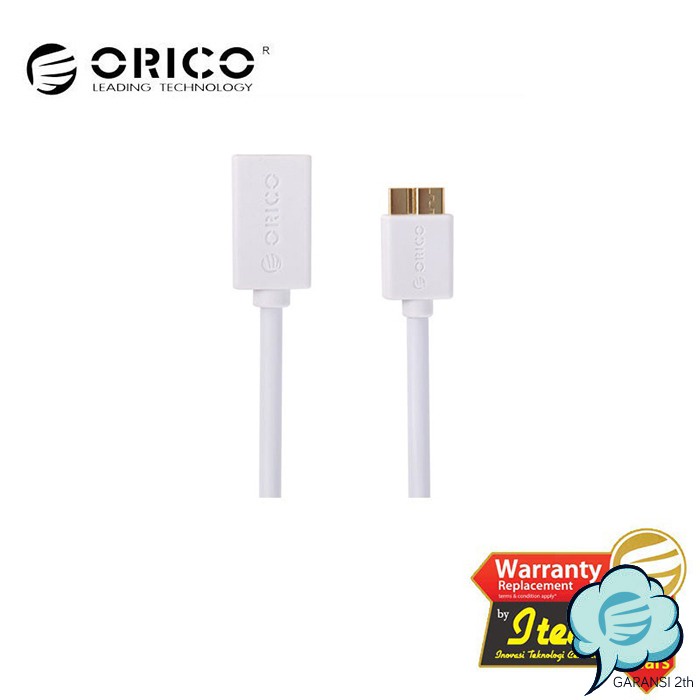 Kabel ORICO COR3-15 MicroB USB3.0 Male to Female OTG 0.5 Feet Cable