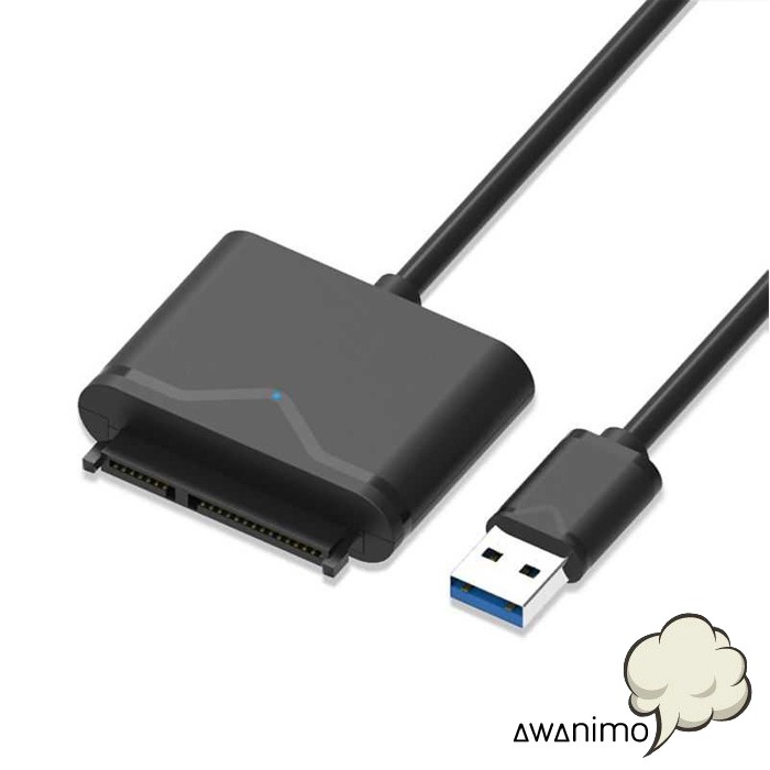 Kabel Converter SATA to USB 30 HDD SSD Hard Drive Adapter Cable Konverter Hardware Komputer Murah