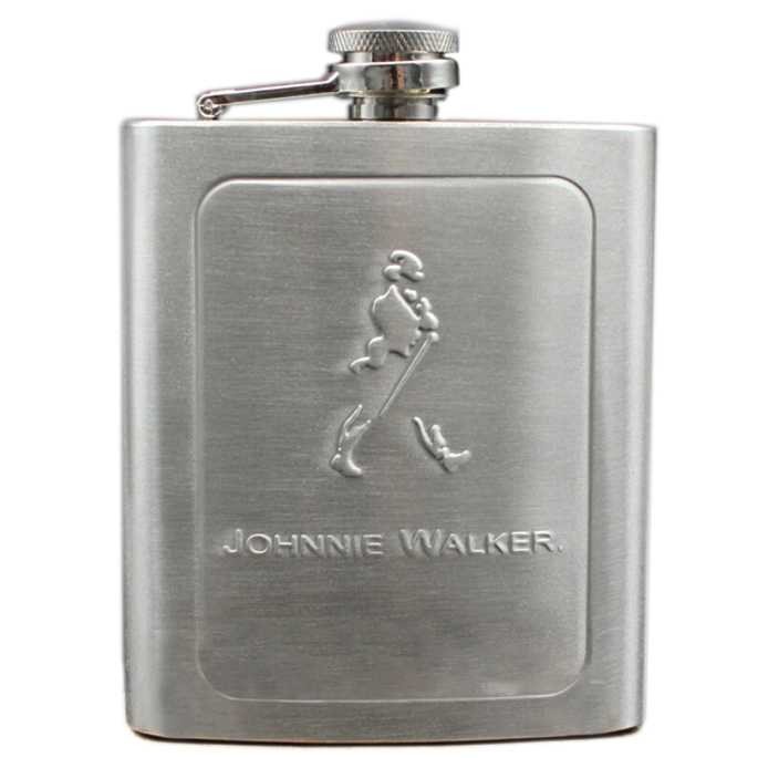 Botol Hip Flask Stainless Steel 7 Oz 8 Oz Bonus Gelas Mini Pocket Flask Minuman Wiski Alkohol COD