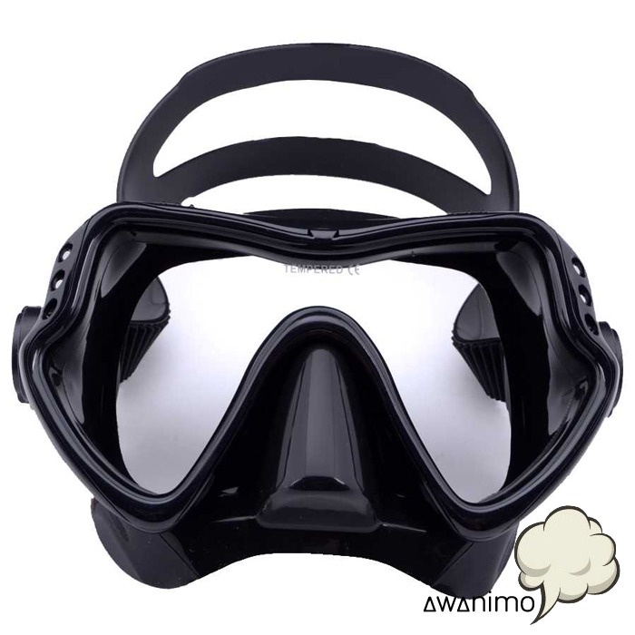 Kacamata Selam Scuba Diving Tempered Glass Bening Transparant Kaca Mata Pelindung Glasses Renang