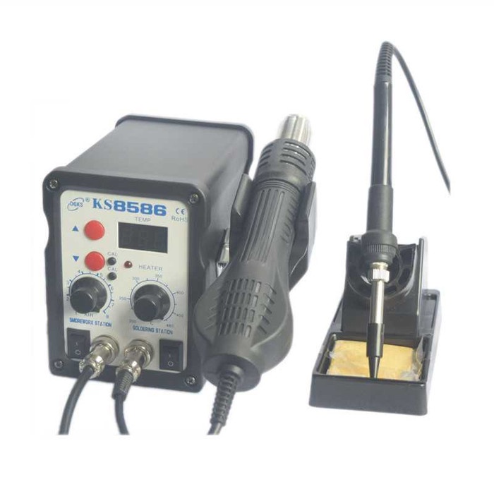 Heatgun Tool Desoldering Heat Gun + Solder Station220V 700W Alat Reparasi Serbaguna Elektrik