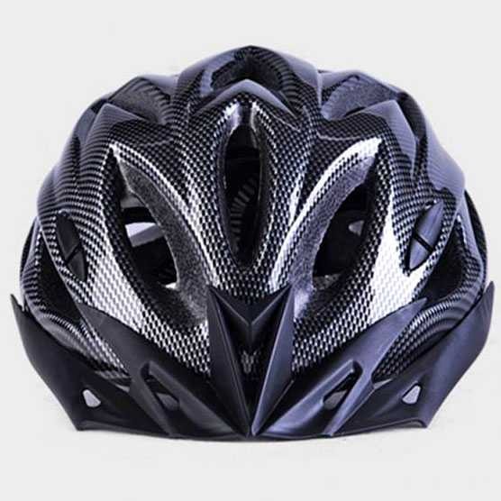 EACHGO Helm Keamanan Sepeda Bicycle Road Bike Unisex Cycling Helmet EPS Foam PVC Shell Hitam
