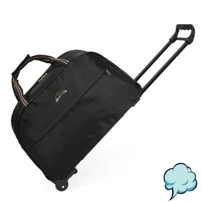 Tas Koper Duffel Trolley Rolling Design Traveling Bag Size L Large Compartment Durable Material