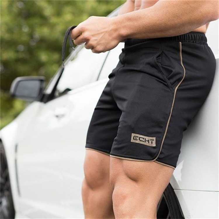 Celana Olahraga Pendek Pria Gym Jogging Fitness Polyester Sport Shorts Fashion Cool Comfortable