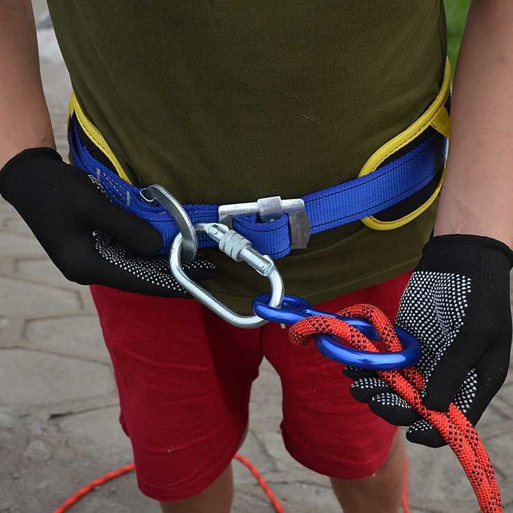 Tali Paracord Panjang Tebing Climbing Rope 10mm Steel Buckle Kuat Tidah Mudah Putus Portable