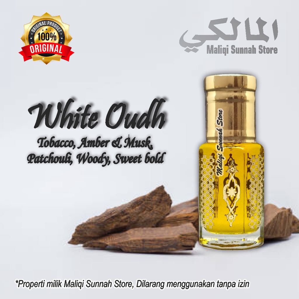 Parfum Arab White Oudh 6ml Original Saudi
