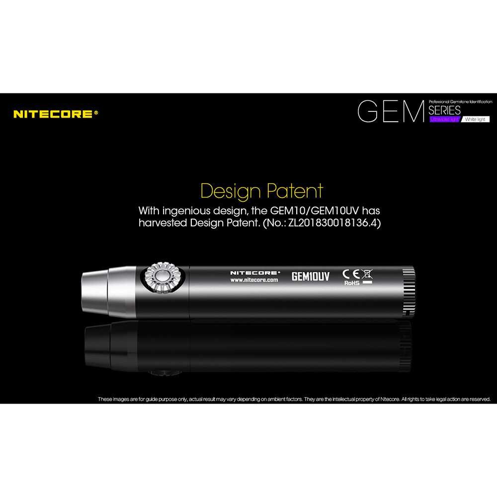 Nitecore GEM8 Senter Indentifikasi Identifikasi Batu Mulia Precious Stones XP-L HI V3 500 Lumens ORI