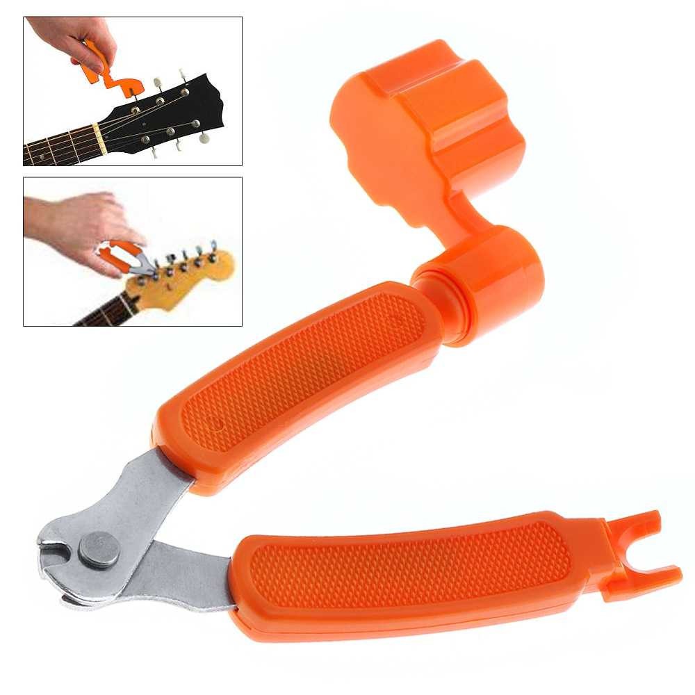 Guitar Tools Hidear 3 in 1 String Winder Cutter Tool Bridge Pins Puller Black Portable Multifunction