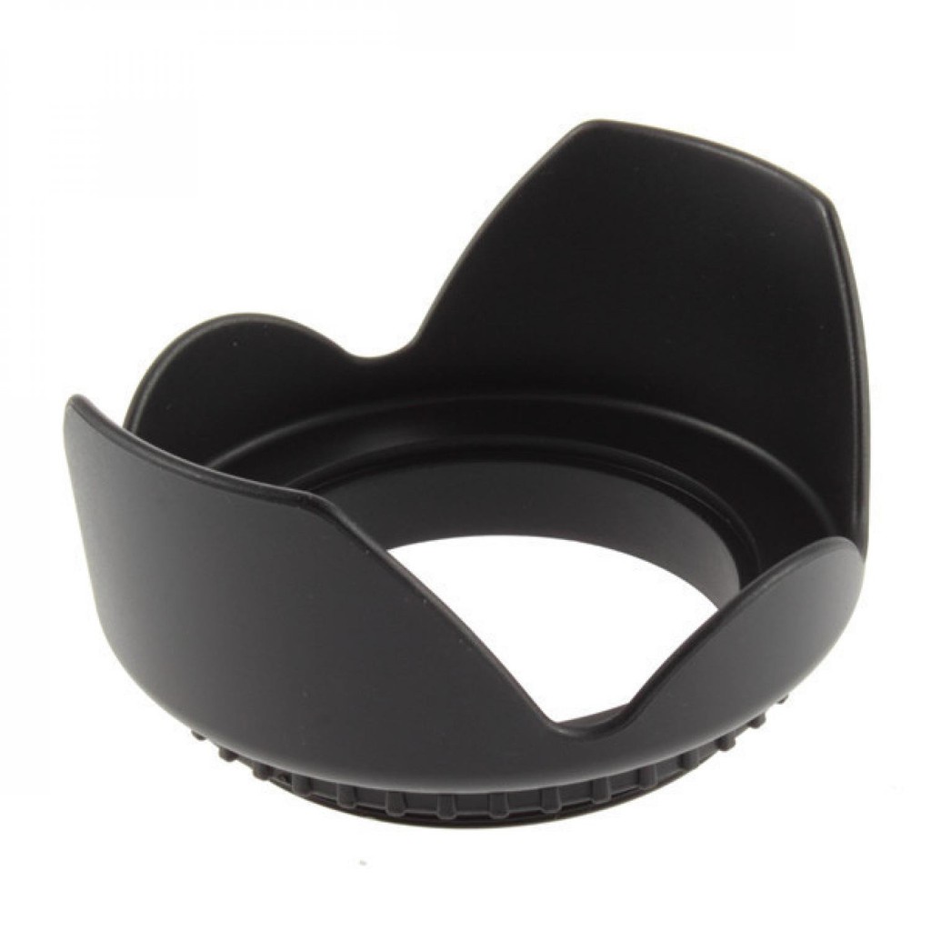 Lens Hood Cameras 58mm Petal Shape Screw Mount Shade Tudung Lensa IF Kamera DSLR Universal