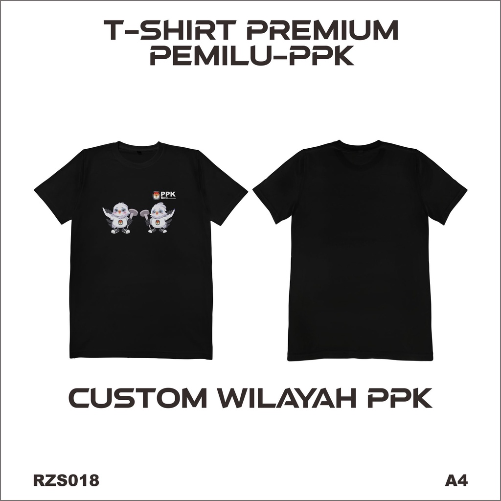 Kaos Pemilu KPU PPK PPS Custom Nama by Klambens