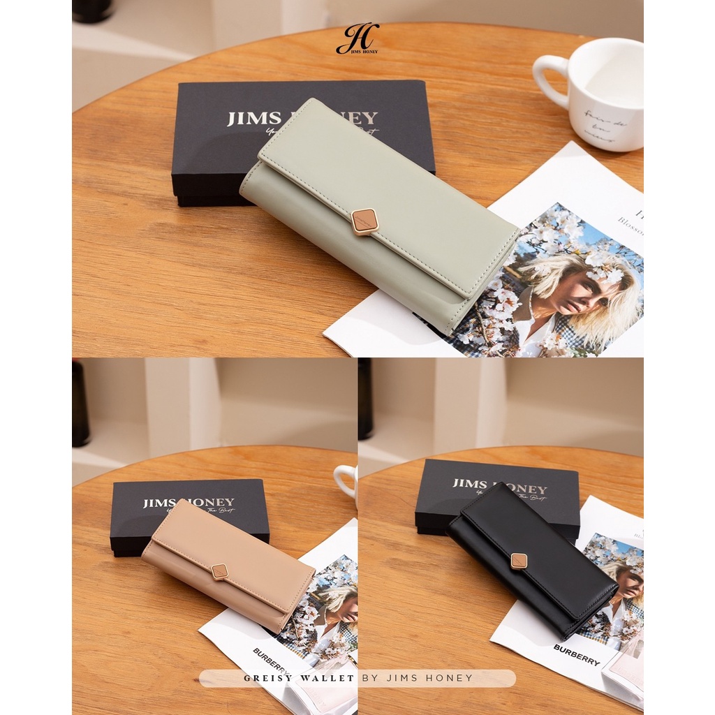 Greisy Wallet Jims Honey Dompet Panjang Wanita Original Muat Banyak