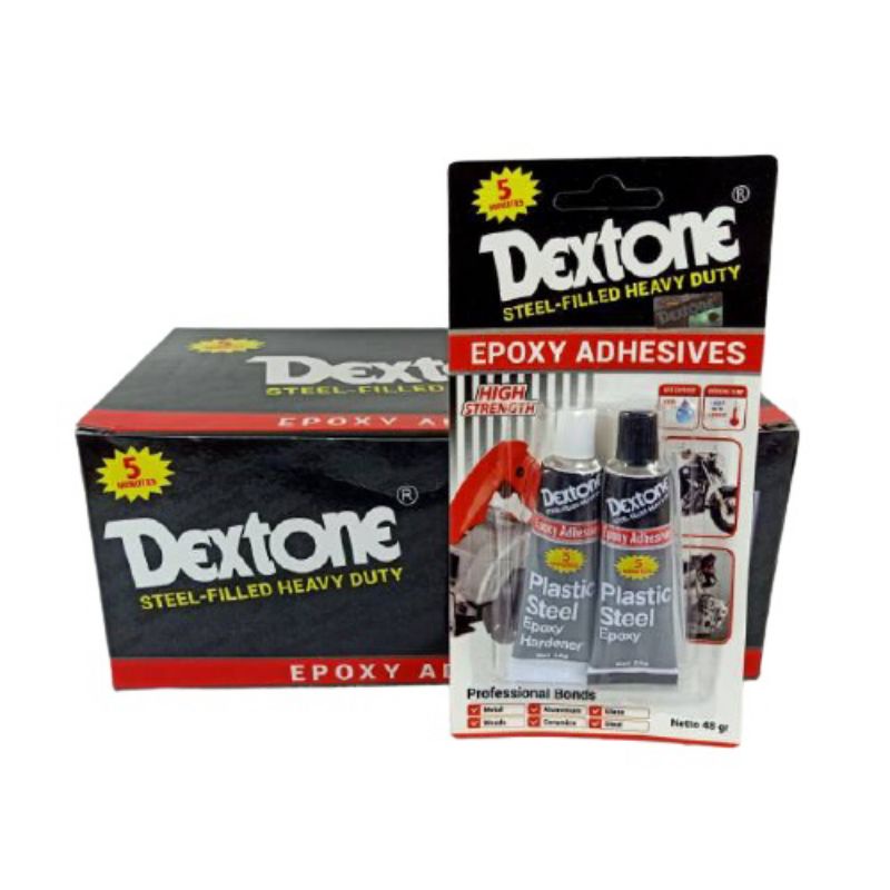 

Lem Dextone 5 Minute Plastic Steel Epoxy / Lem Besi