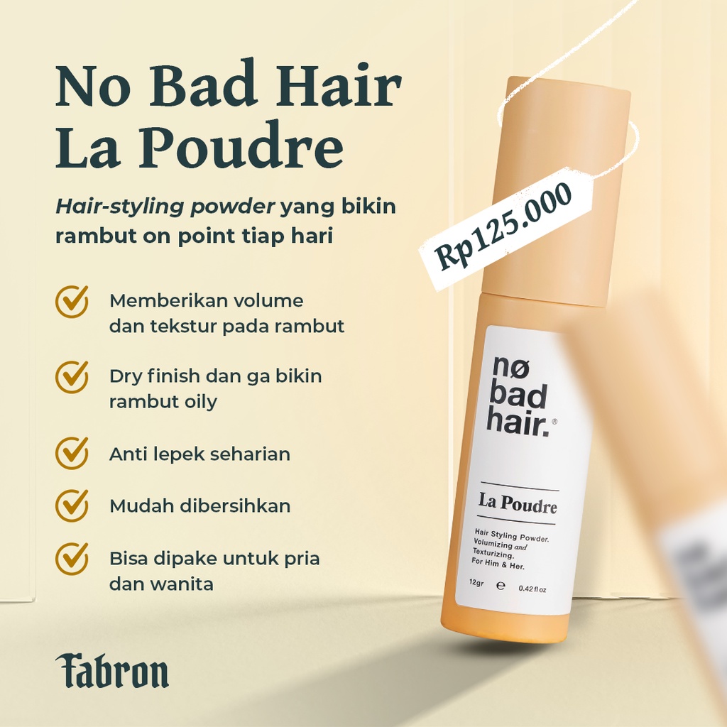 No Bad Hair La Poudre Hair Styling Powder