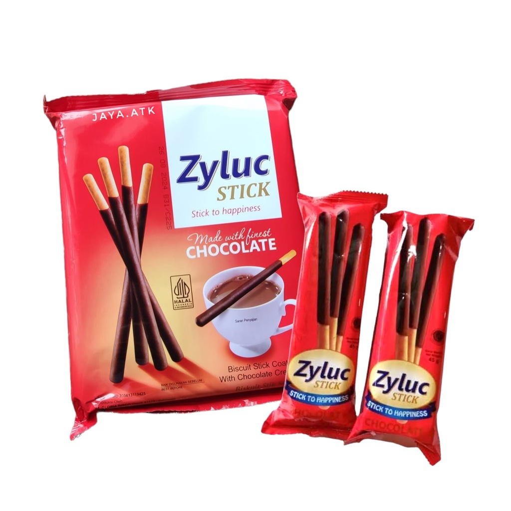 

BISKUIT ZYLUC STICK COKELAT POKI STIK BISKITOP CHOCOLATE 220 GRAM