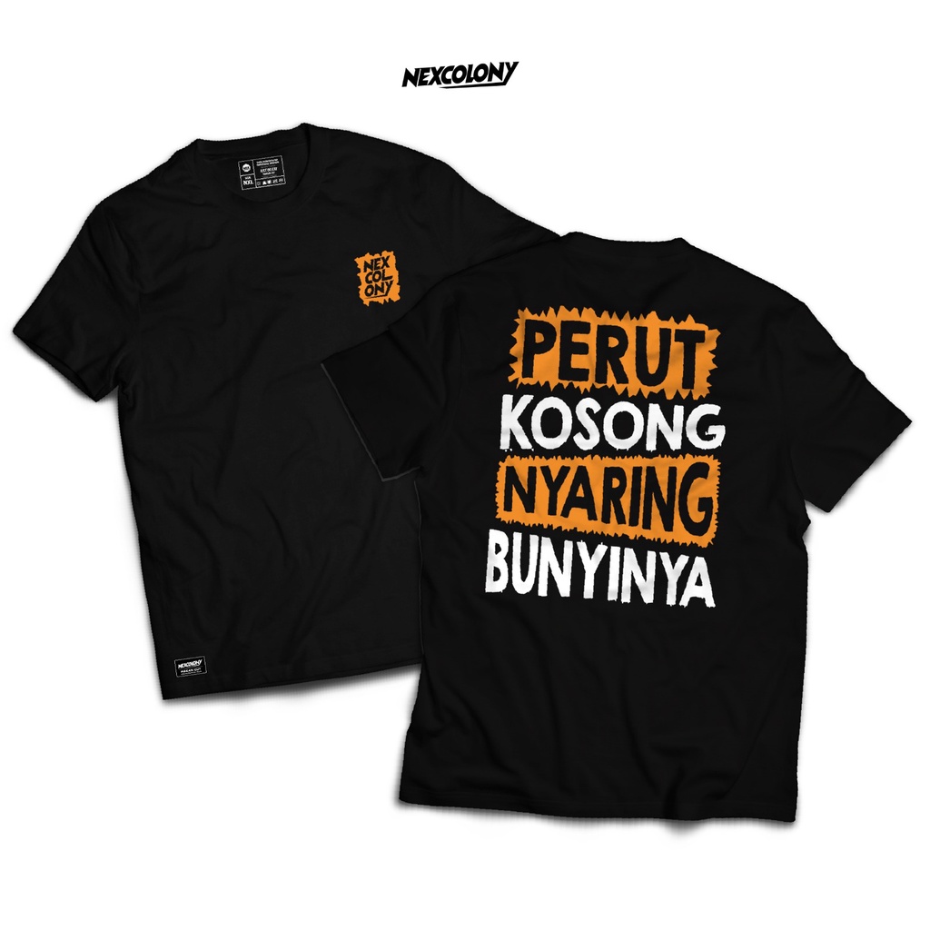 Kaos Hitam Perut Kosong Official Store Nexcolony