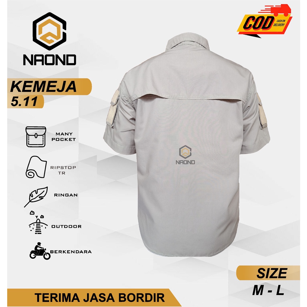 GROSIR Kemeja Tactical 511 Pendek Lapangan Pria Tactical