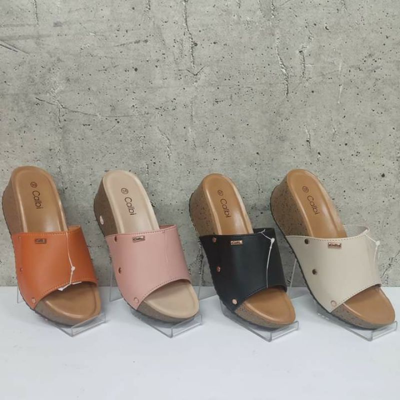 Calbi sandal wedges wanita_art.DJ.0216 {100% ORIGINAL/COD}