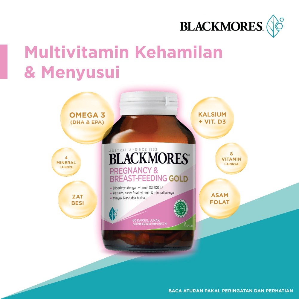 BLACKMORES Pregnancy &amp; Breast Feeding Gold (60)