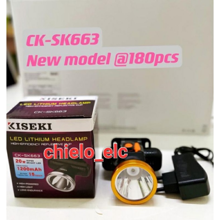 SENTER KEPALA KISEKI CK SK663 20WATT,  SENTER KISEKI CK SK663 KISEKI 663, SENTER HEAD KISEKI CK SK 6