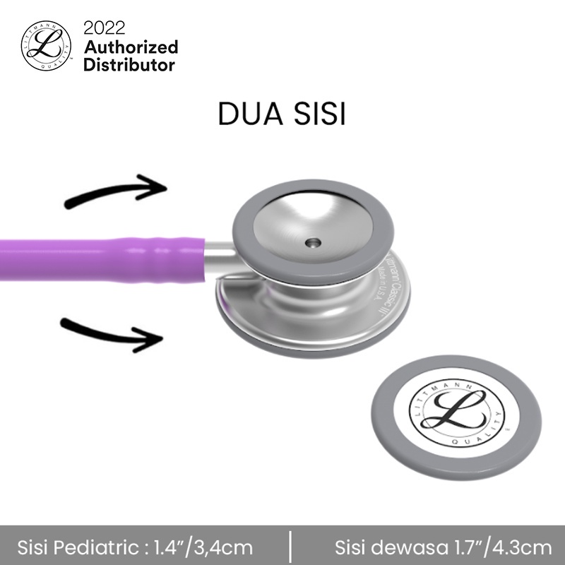 3M Littmann Classic III Stethoscope / Stetoskop Dewasa - LAVENDER - 5832