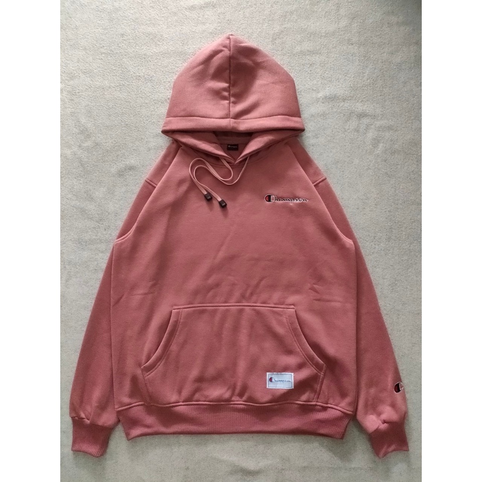 Hoodie Champion Kain Cotton Fleece Unisex Bisa Pria dan Wanita Hoodie Pria Hoodie Wanita Hoodie Over