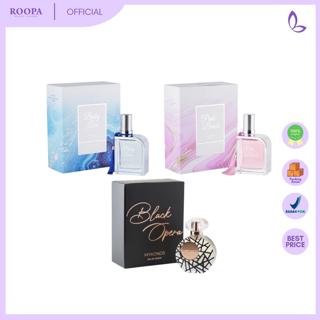 Mykonos Eau De Parfume EDP 100 ml l Pink Beach l Black Opera l Baby Love l Mykonos X Violenzia Viole