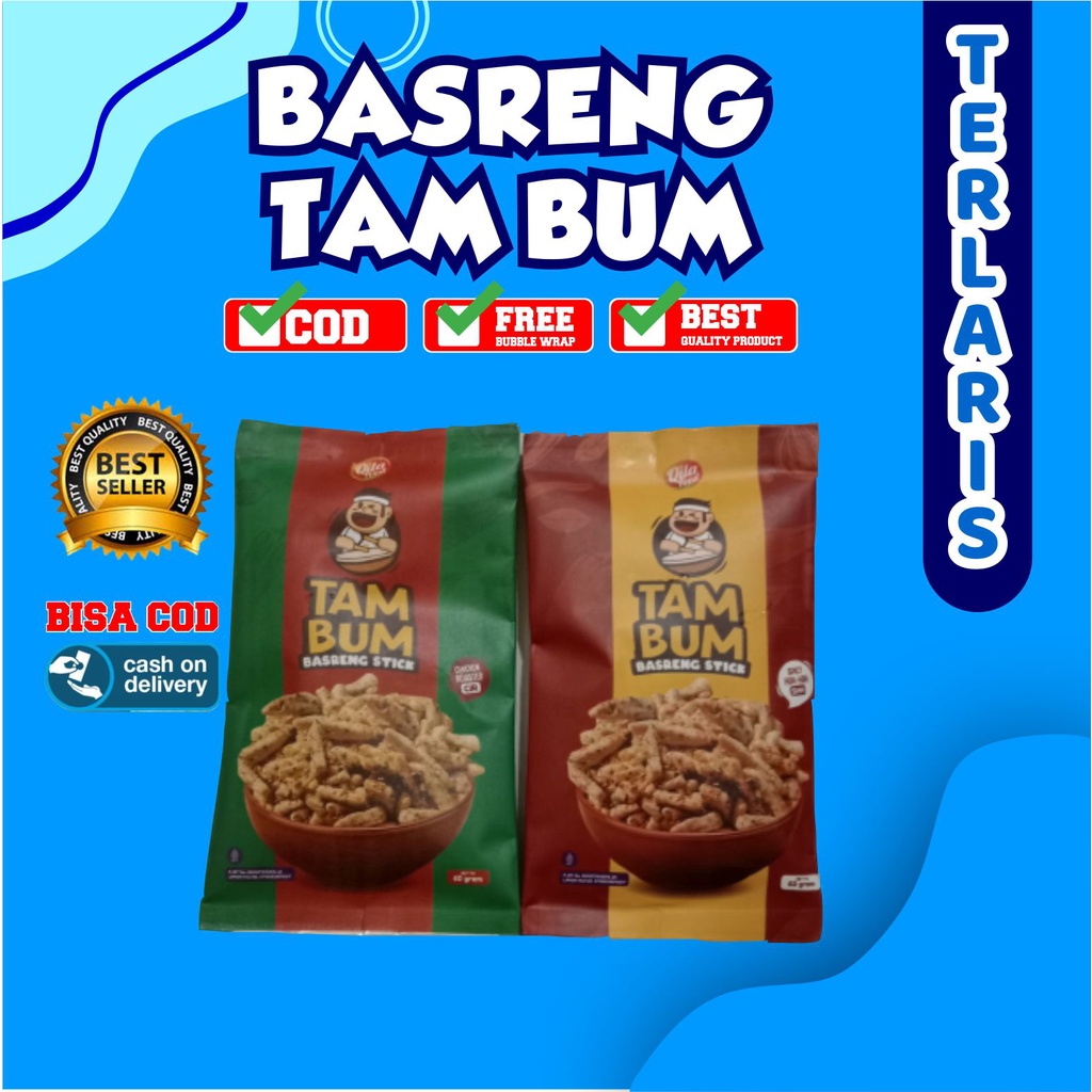 Basreng Stik Pedas Premium / Baso Goreng Kripik Tambum