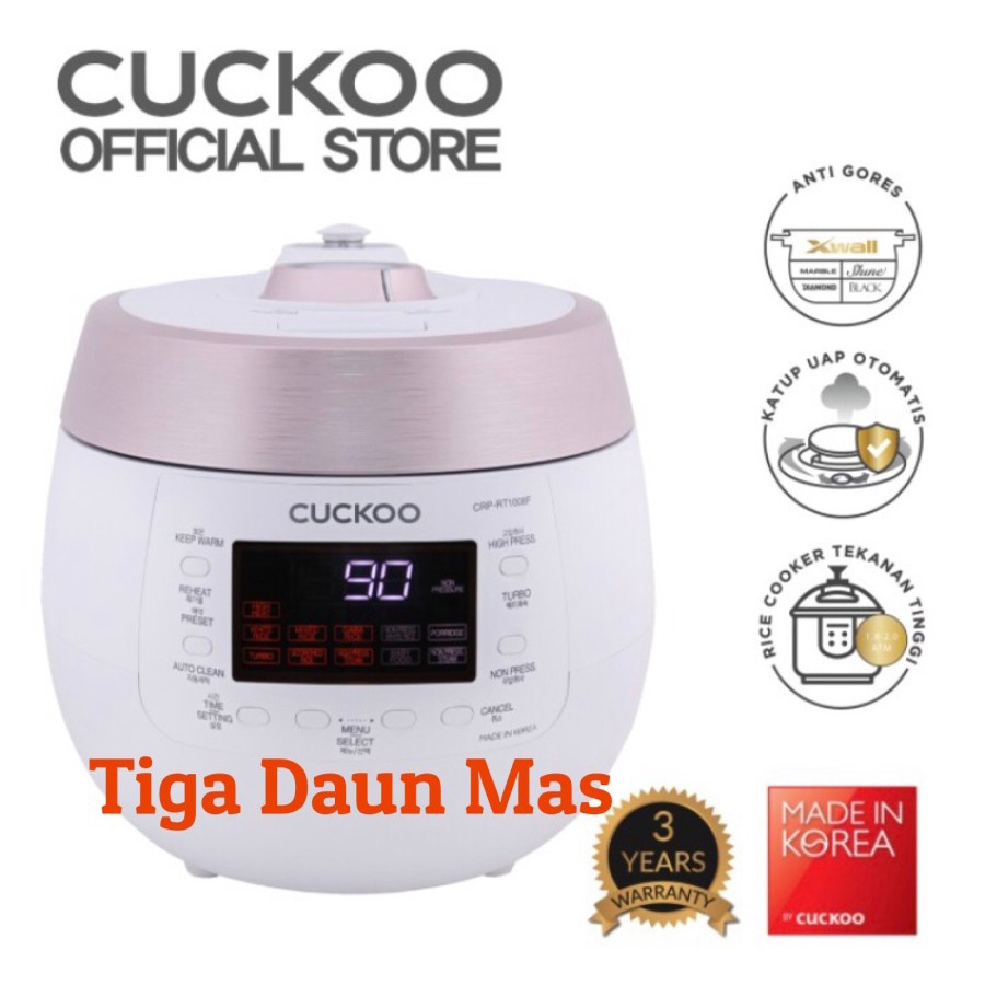 Rice Cooker Cuckoo Twin Pressure 1.8 L CRP-RT1008F